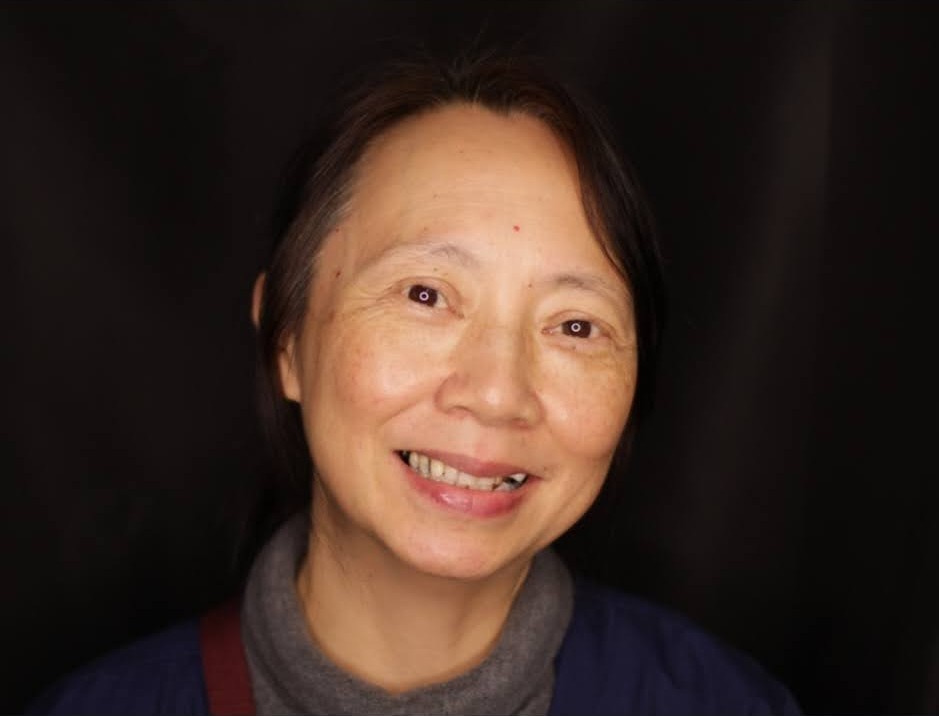 Woman smiling before dental whitening at Evergreen Grace Dental Care